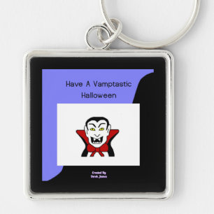 Vamptastic Halloween Premium Square Keychain