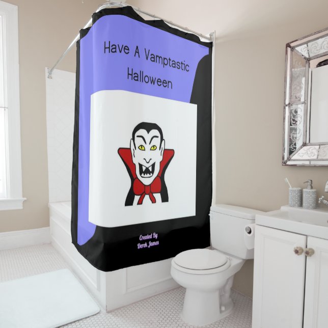 Vamptastic Halloween rideau de douche (En situation)