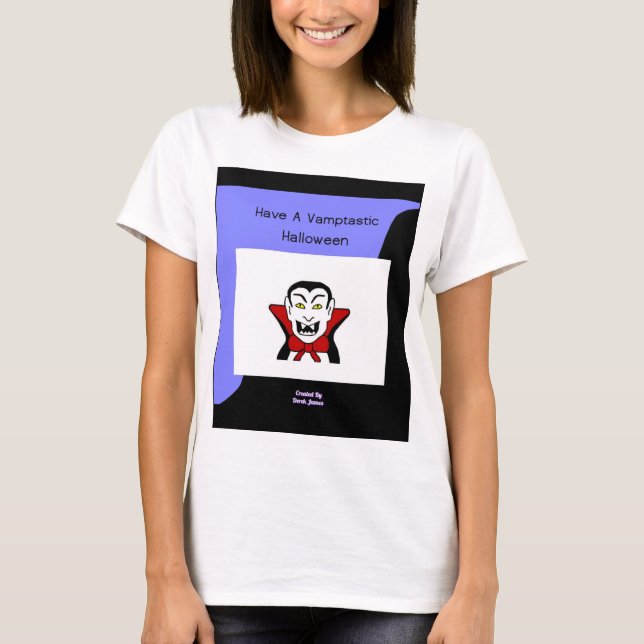 Vamptastic Halloween Women's White Basic T Shirt (Front)