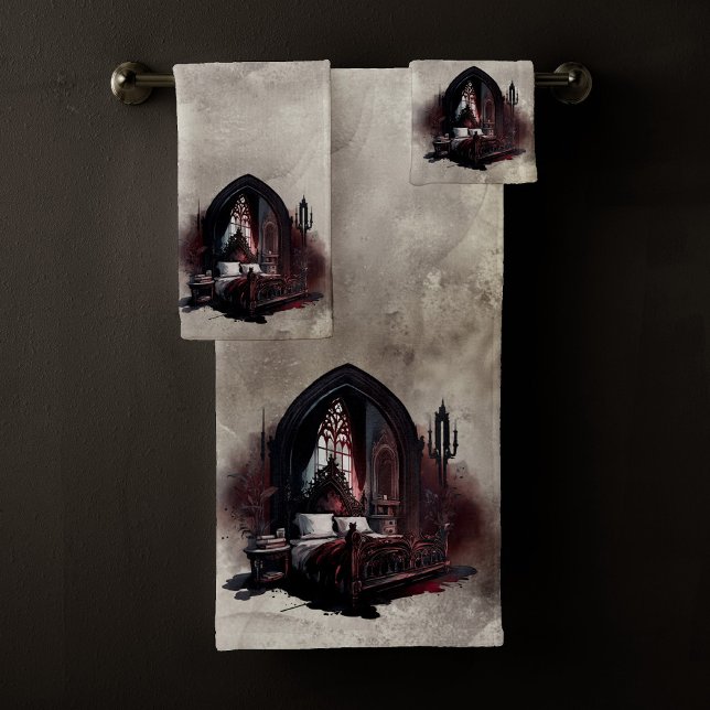Vampy Boudoir | Suite de chambre gothique rouge vi (Créateur téléchargé)