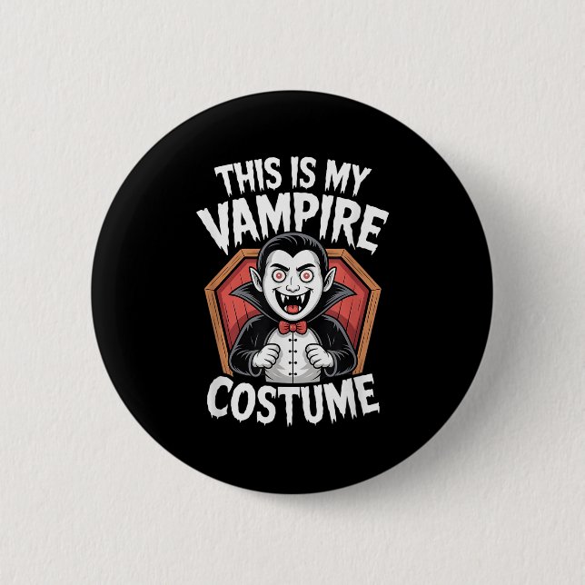 Vamre Costume  2 Inch Round Button (Front)