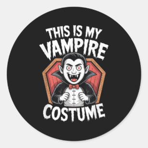 Vamre Costume Classic Round Sticker