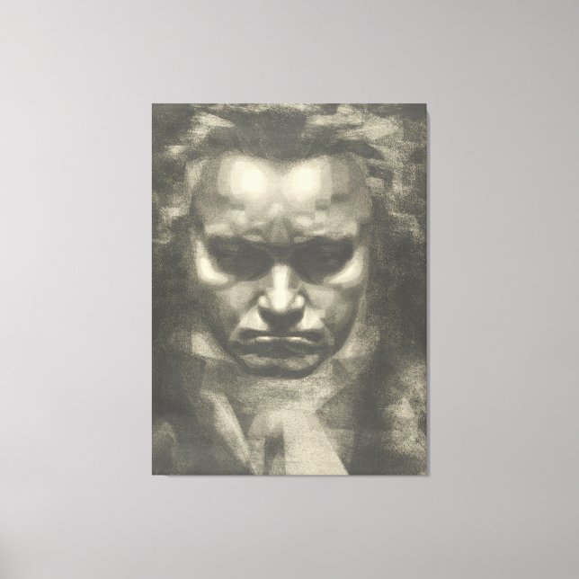 Van Beethoven portrait Canvas Print (Front)