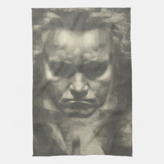 Van Beethoven portrait Kitchen Towel
