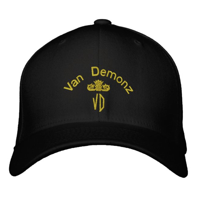 Van Demonz Gold Edition Embroidered Hat (Front)