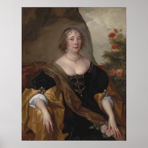 Van Dyck - Beatrice Countess Of Oxford Poster