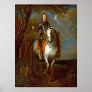 Van Dyck - Equestrian Portrait Of A Man In Armour Poster