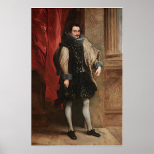 Van Dyck - Genoese Nobleman Poster