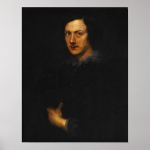 Van Dyck - Portrait Of A Genoese Nobleman Poster