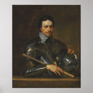 Van Dyck - Portrait Of Thomas Wentworth 1st Earl … Poster