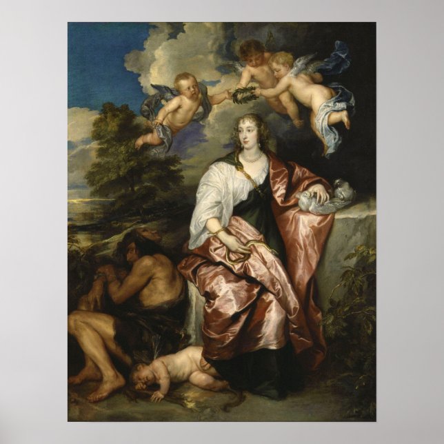Van Dyck - Venetia Lady Digby Poster (Front)