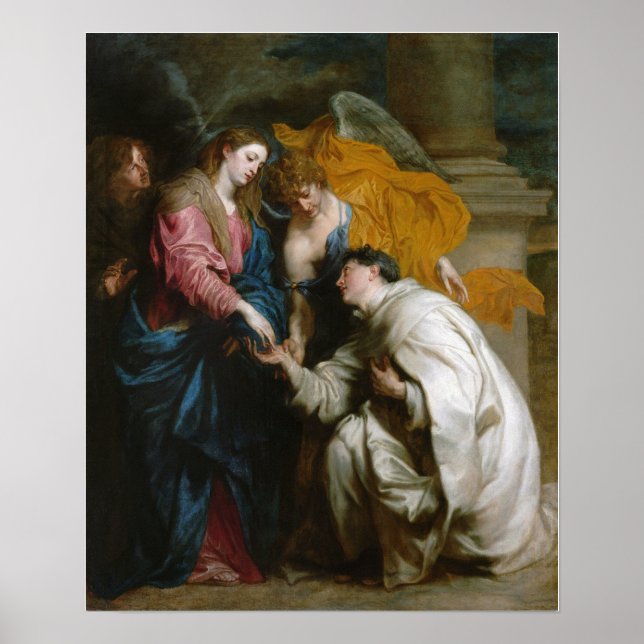 Van Dyck - Vision Of Blessed Hermann Joseph Poster (Front)