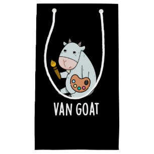 Van Goat Funny Artist Pun Dark BG Small Gift Bag