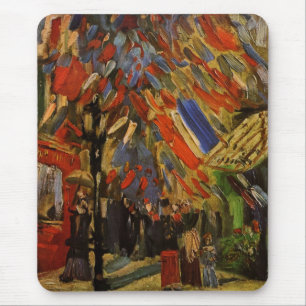 Van Gogh; 14th of July Celebration in Paris Mouse Pad