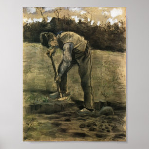 Van Gogh - A Digger Poster