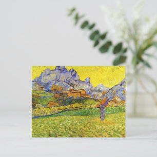 Van Gogh - A Meadow in the Mountain, Holiday Postcard