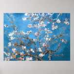 VAN GOGH ALMOND BLOSSOM IN LAPIS BLUE DECOUPAGE POSTER<br><div class="desc">Almond Blossoms are a series of paintings done by Van Gogh in the late 1800s while in the South of France. This version has been enhanced to bring out the brighter blue tones in the background.
This matte paper is 2.5 times the thickness of the 18lb tissue.</div>
