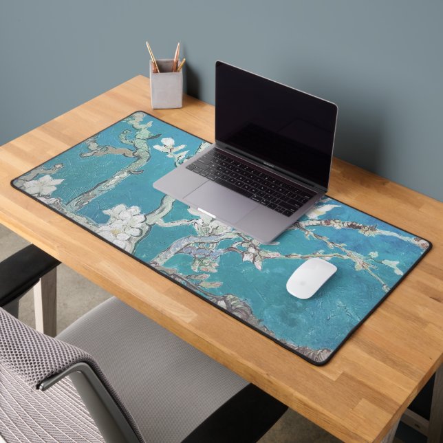 Van Gogh Almond Blossom Painting Desk Mat (Office 2)