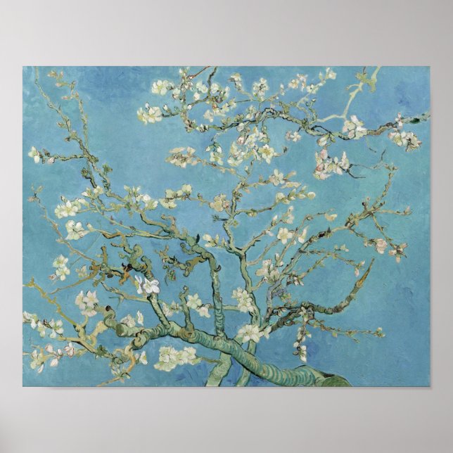 Van Gogh Almond Blossom Painting Poster (Front)