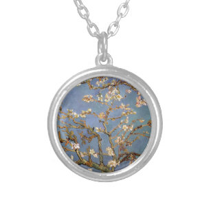 Van Gogh Almond Blossom Silver Plated Necklace