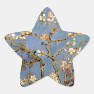 Van Gogh Almond Blossom Star Sticker