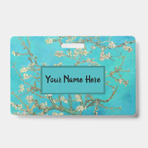 Van Gogh Almond Blossoms Badge