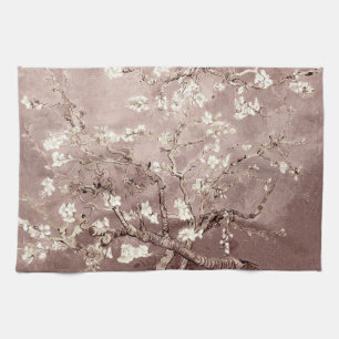 Van Gogh Almond Blossoms Beige Kitchen Towel