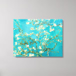 Van Gogh Almond Blossoms Canvas Print<br><div class="desc">"van gogh",  vincent,  "almond blossoms",  flowers,  famous,  painting,  vintage,  art,  floral,  blue</div>