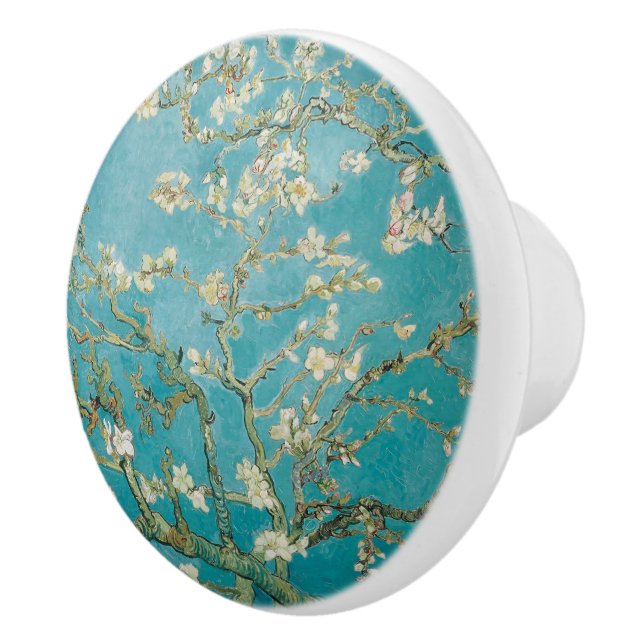 Van Gogh Almond Blossoms Ceramic Knob (Right)
