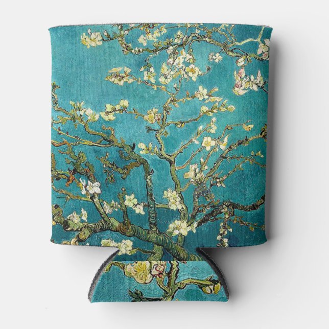 Van Gogh Almond Blossoms Classic Impressionism Can Cooler (Front)