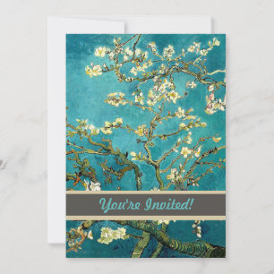 Van Gogh Almond Blossoms Classic Impressionism Invitation