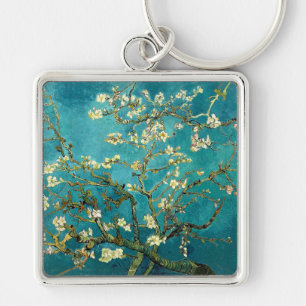 Van Gogh Almond Blossoms Classic Impressionism Keychain