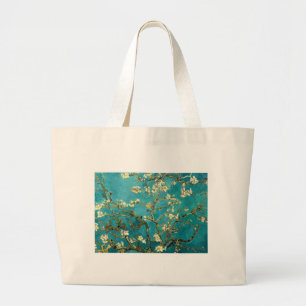 Van Gogh Almond Blossoms Classic Impressionism Large Tote Bag