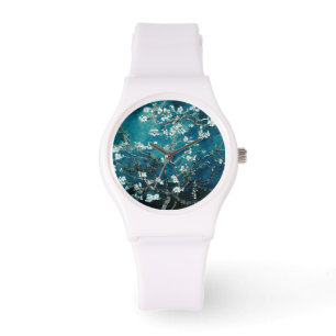 Van Gogh Almond Blossoms : Dark Teal Watch
