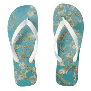 Van Gogh Almond Blossoms Flip Flops