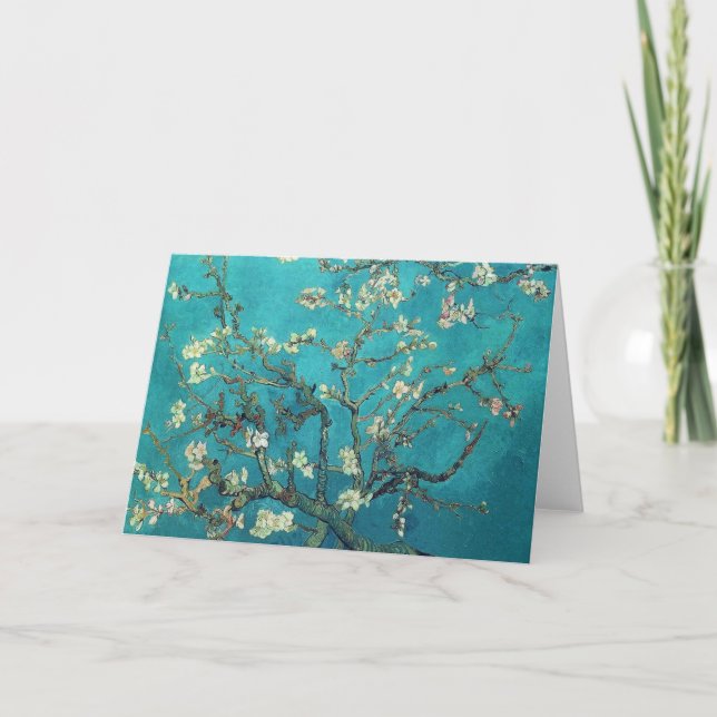 Van Gogh Almond Blossoms Greeting Card (Front)