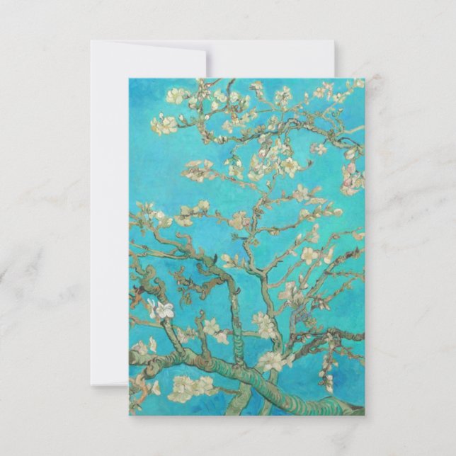 Van Gogh Almond Blossoms Invitation (Front)