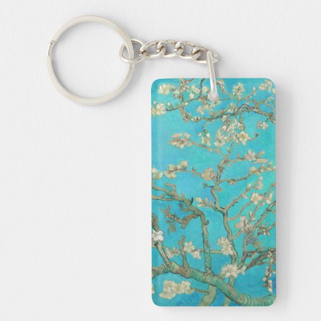 Van Gogh Almond Blossoms Keychain (Front)