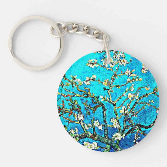 Van Gogh - Almond Blossoms Keychain (Front)