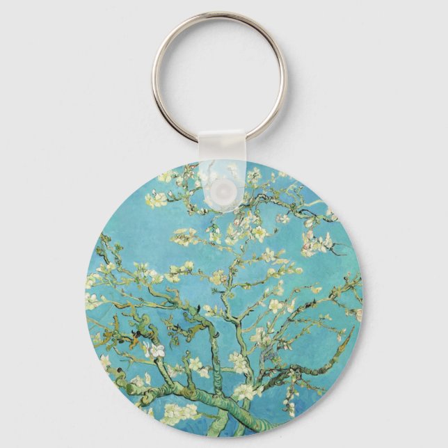 Van Gogh Almond Blossoms Keychain (Front)