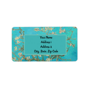 Van Gogh Almond Blossoms Label