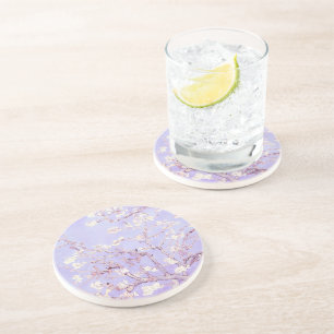 Van Gogh Almond Blossoms Lavande Dessous de verre 
