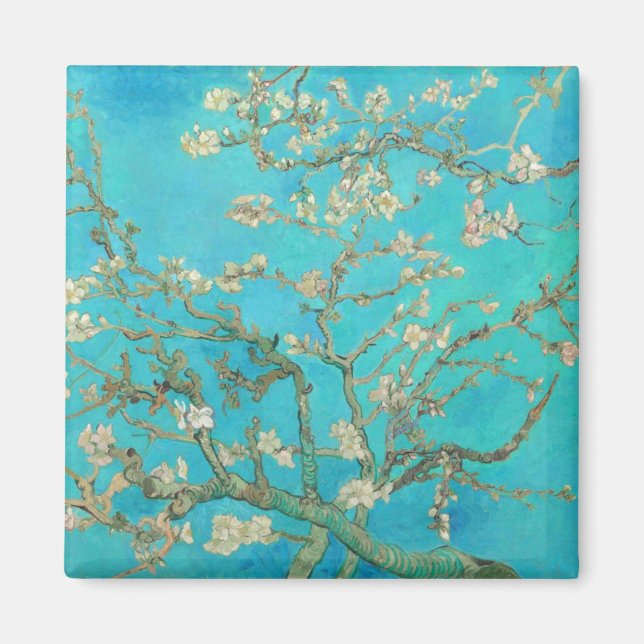 Van Gogh Almond Blossoms Magnet (Front)