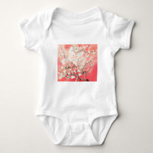 Van Gogh Almond Blossoms Peach Baby Bodysuit
