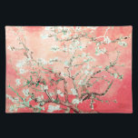 Van Gogh Almond Blossoms Peach Placemat<br><div class="desc">Almond Blossoms by Vincent Van Gogh
colour alteration copyright 2sweet4wordsDesigns/ PureVintage Love

Get the beauty of Van Gogh's beloved Almond Blossom in the colours that match your home. 

vincent van gogh,  van gogh,  almond blossoms,  flowers,  floral,  pretty,  beautiful, </div>