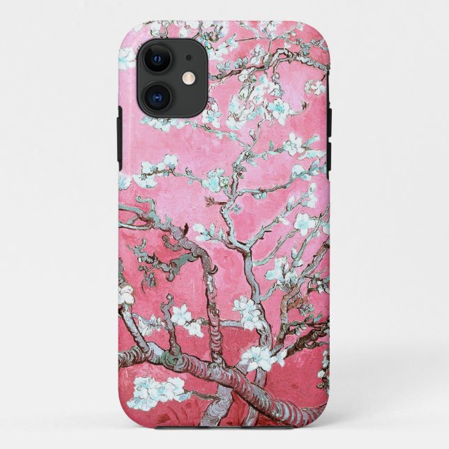 Van Gogh Almond Blossoms Pink Blue Case-Mate iPhone Case (Back)