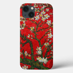 Van Gogh Almond Blossoms Red iPhone 13 Case
