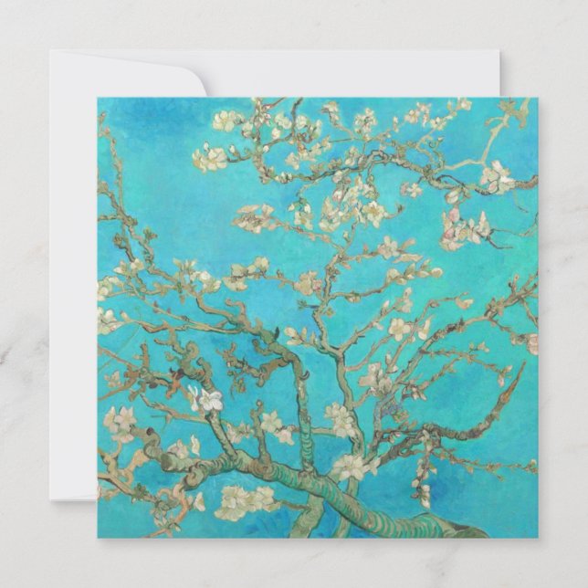 Van Gogh Almond Blossoms Save The Date (Front)