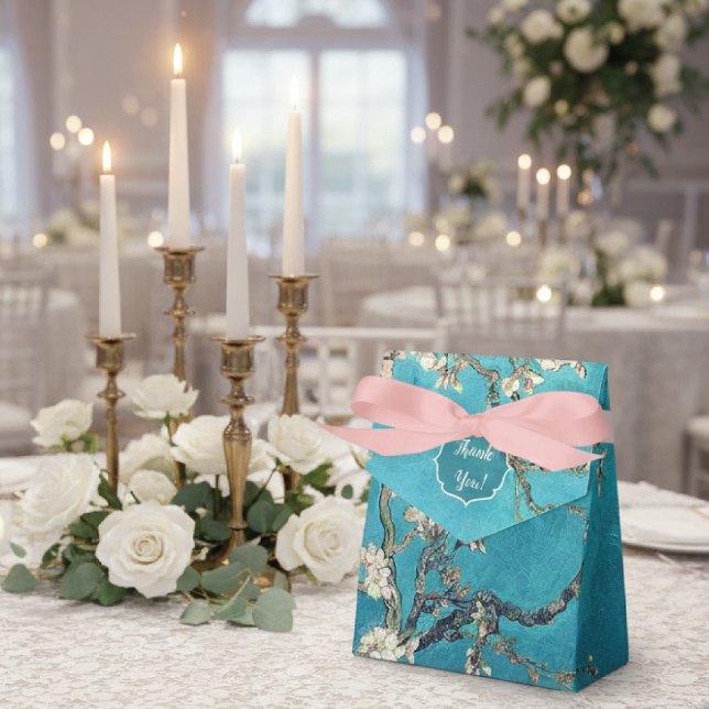 Van Gogh Almond Blossoms Thank You Favor Box (Creator Uploaded)