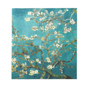 Van Gogh Almond Blossoms Tree Notepad